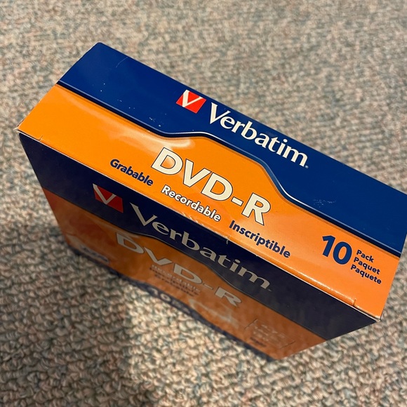 Brand new 10 DVD-R recordable DVDs NWT - Picture 3 of 5